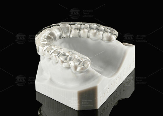 Beli Jelas Hard Soft Night Guard Bernafas Perlindungan Tugas Berat Occlusal Splint Hard/Soft pembuatan online